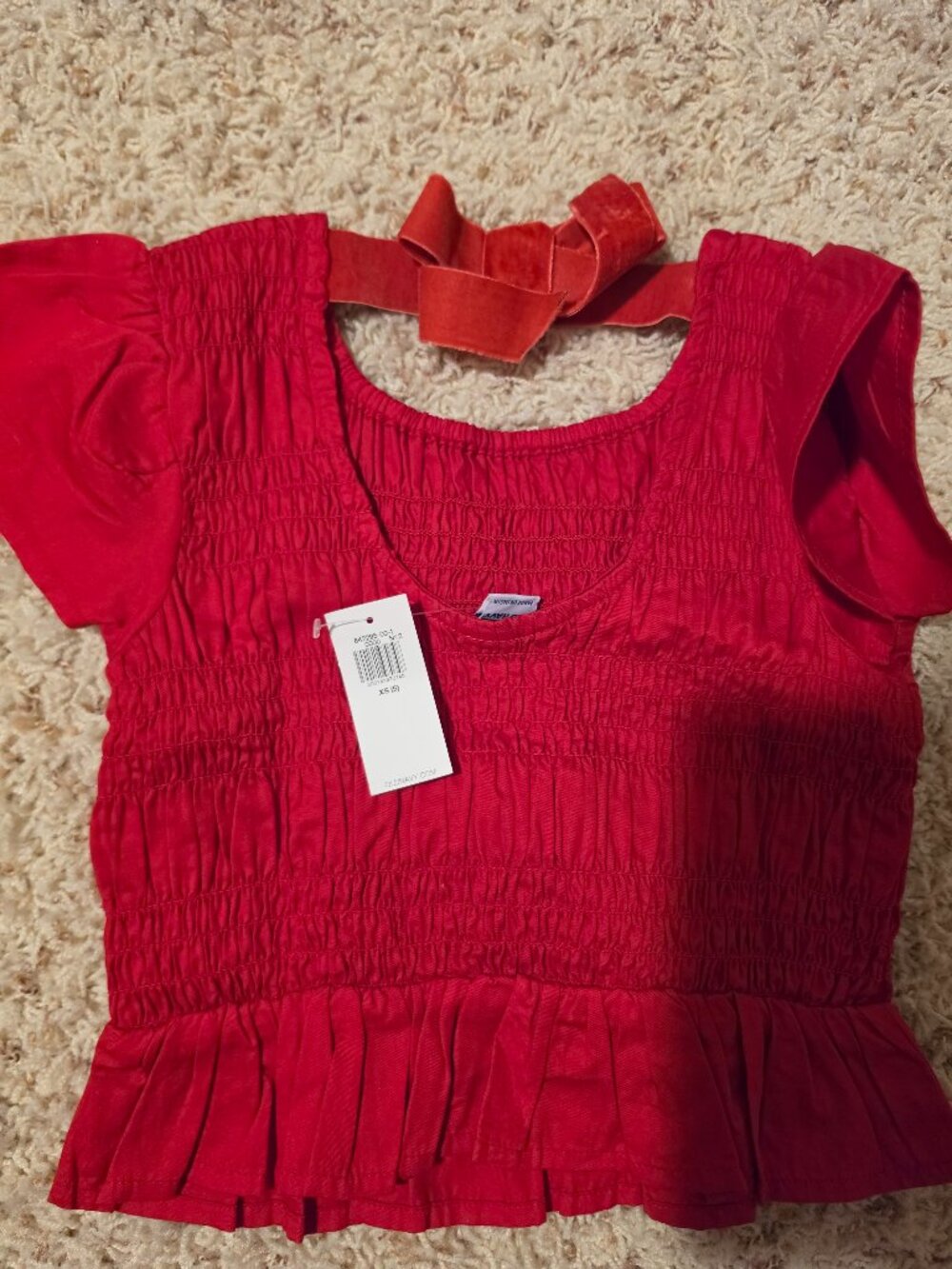 Red top for girls